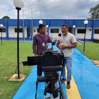 Entrevista hoje na prefeitura